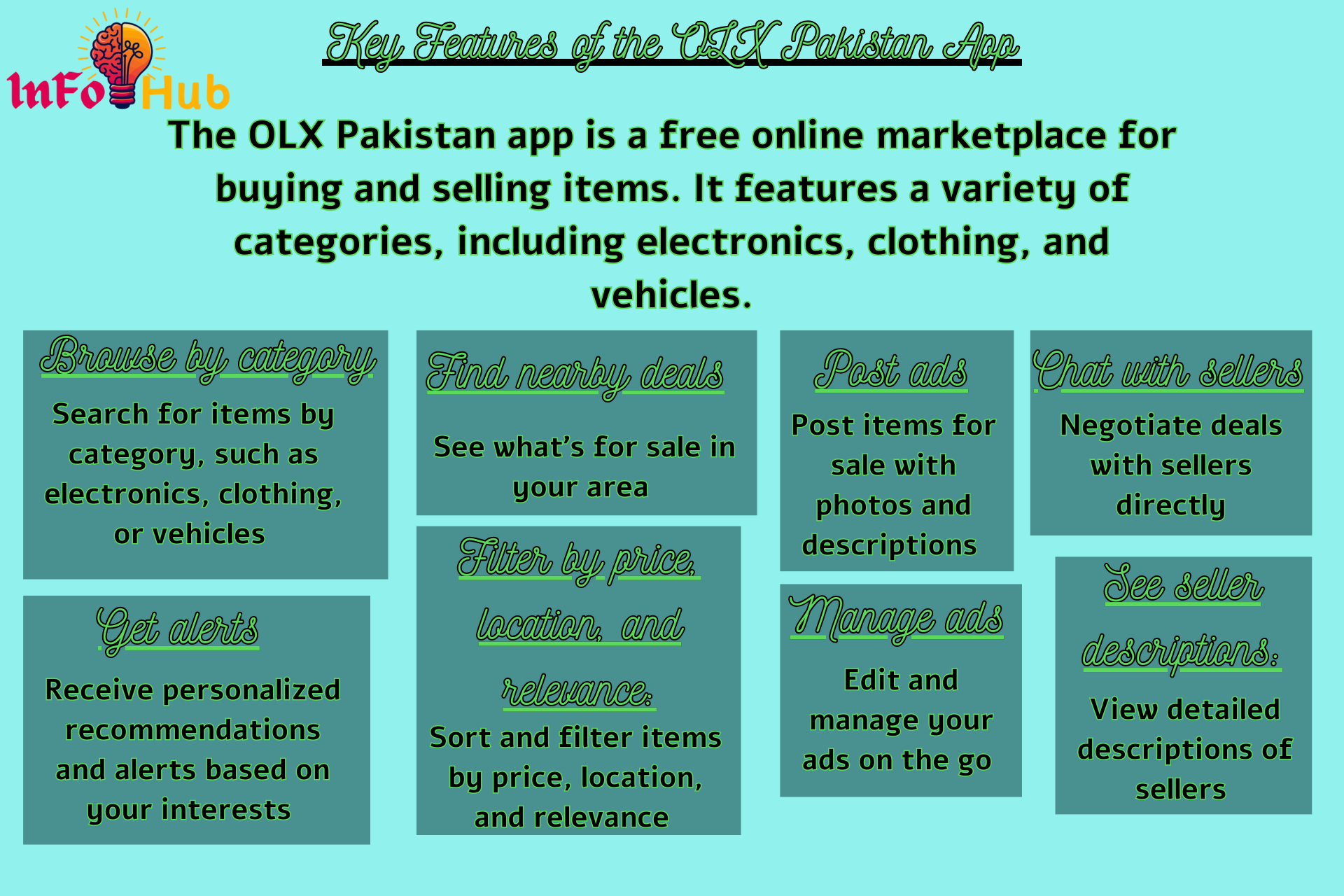 Key Features of the OLX Pakistan App